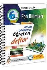 6 Sınıf Fen Bilimleri Öğreten Defter Çanta Yayınları