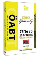 2022 ÖABT Kimya Öğretmenliği 75 te 75 Tamamı Çözümlü 10 Deneme Yargı Yayınları