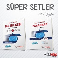 Limit Yayınları Kronometre Paragraf Soru Bankası ve Dil Bilgisi Soru Bankası 2 Kitap Set