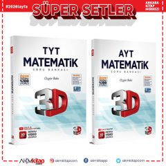 3D TYT ve AYT Matematik Seti 2 Kitap