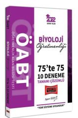 2022 ÖABT Biyoloji Öğretmenliği 75 te 75 Tamamı Çözümlü 10 Deneme Yargı Yayınları