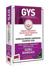 GYS T.C. Aile ve Sosyal Hizmetler Bakanlığı Kuruluş Müdür Yardımcısı Kadrosu İçin Konu Özetli Açıklamalı Soru Ba Yargı Yayınları
