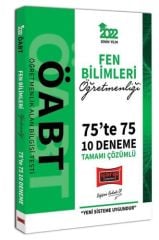 2022 ÖABT Fen Bilimleri Öğretmenliği 75 te 75 Tamamı Çözümlü 10 Deneme Yargı Yayınları