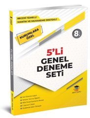 8.Sınıf LGS Beceri Temelli 5 li Genel Deneme Zeka Küpü Yayınları