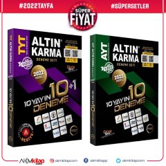 Altın Karma TYT ve AYT 10 Deneme Seti 2 Kitap Set