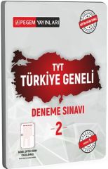 TYT Türkiye Geneli Deneme Sınavı 2 Pegem Yayınları