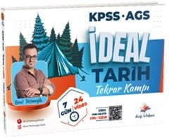2026 KPSS MEB AGS İdeal Tarih Video Konu Anlatımlı Tekrar Kampı Dizgi Kitap
