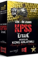 2020 KPSS Lise Ön Lisans Efsane Genel Yetenek Genel Kültür Konu Anlatımlı Modüler Set Yargı Yayınları