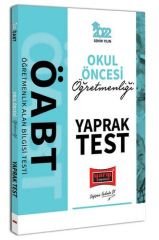 2022 ÖABT Okul Öncesi Öğretmenliği Yaprak Test Yargı Yayınları