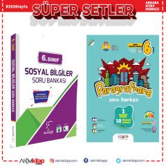 Karekök Yayınları 6.Sınıf Sosyal Bilgiler ve Lodos Paragrafhane Soru Bankası Seti 2 Kitap