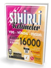 YDS YÖKDİL YKSDİL Sihirli Kelimeler 4 Ayda 16000 Akademik Kelime Çek Kopart 16 Fasikül Pelikan Yayınevi