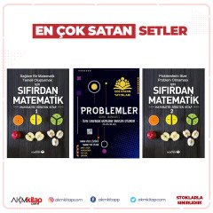 Sıfırdan Adım Adım Matematik 1 ve 2 İle Çöz Kazan Problemler Soru Bankası Seti 3 Kitap