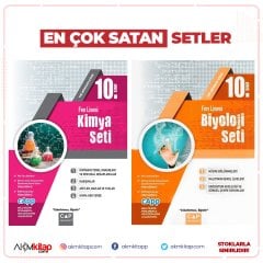 Çap Yayınları 10.Sınıf Kimya ve Biyoloji Fen Lisesi Seti 2 Kitap