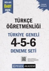 2026 ÖABT Türkçe Öğretmenliği Türkiye Geneli 3 Deneme 4-5-6 Pegem Akademi Yayınları