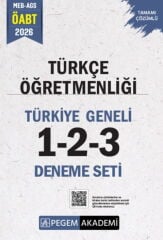2026 MEB AGS ÖABT Türkçe Öğretmenliği Tamamı Çözümlü Türkiye Geneli 1-2-3 Deneme Seti Pegem Yayınları