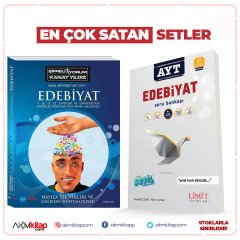 Limit AYT Edebiyat Soru Bankası ve Evrensel İletişim Şifreliyorum Kanat Yıldız Hafıza Teknikleri Seti 2 Kitap