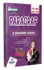 TYT KPSS ALES DGS Başucu Serisi Paragraf 9 x 20 Deneme Sınavı Kurul Yayıncılık