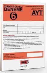 AYT Türkiye Geneli Deneme Sınavı 6 Yargı Yayınları