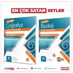 Bilgi Sarmal Yayınları 10.Sınıf Coğrafya ve Biyoloji Soru Bankası Seti 2 Kitap