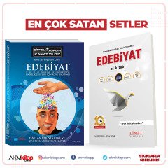 Limit Edebiyat El Kitabı ve Evrensel İletişim Şifreliyorum Kanat Yıldızı Soru Bankası Seti 2 Kitap