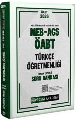 2026 ÖABT MEB AGS Türkçe Öğretmenliği Soru Bankası Pegem Yayınları