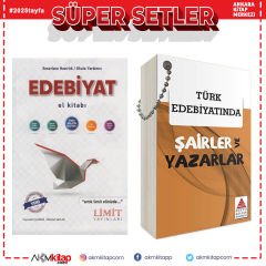 Limit AYT Edebiyat El Kitabı ve Delta Türk Edebiyatında Şairler ve Yazarlar Seti 2 Kitap