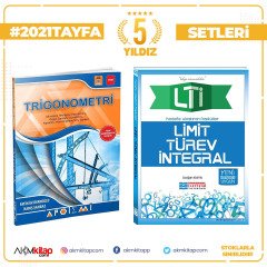 Apotemi Trigonometri ve Evrensel İletişim Limit Türev İntegral Soru Bankası Seti 2 Kitap