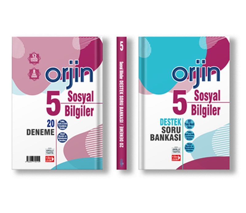 5. Sınıf Sosyal Bilgiler Orjin Destek Soru Bankası Gama Okul Yayınları