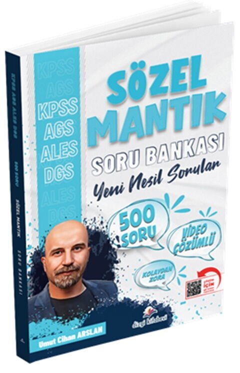 KPSS MEB AGS ALES DGS 500 Soruda Sözel Mantık Video Çözümlü Soru Bankası Dizgi Kitap