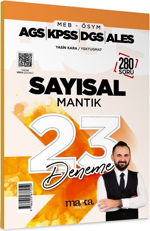 2026 MEB AGS KPSS DGS ALES Sayısal Mantık 23 Deneme Tamamı Video Çözümlü Marka Yayınları