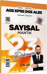 2026 MEB AGS KPSS DGS ALES Sayısal Mantık 23 Deneme Tamamı Video Çözümlü Marka Yayınları