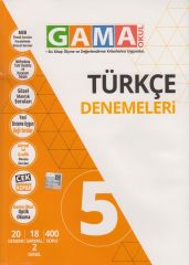 5. Sınıf Türkçe Denemeleri Gama Okul Yayınları
