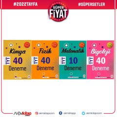 Delta Kültür Yayınları TYT Matematik Fizik Kimya Biyoloji Deneme Seti 4 Kitap
