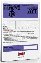 AYT Türkiye Geneli Deneme Sınavı 10 Yargı Yayınları