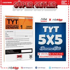 Yargı TYT Türkiye Geneli Denemesi ve AKM Deneme Seti 2 Kitap