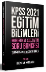 2021 KPSS Eğitim Bilimleri Rehberlik ve Özel Eğitim Soru Bankası Benim Hocam Yayınları
