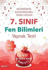 7. Sınıf Fen Bilimleri Yaprak Testi Nartest Yayınları