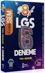 8. Sınıf LGS Tüm Dersler 6 Deneme İsem Yayınları