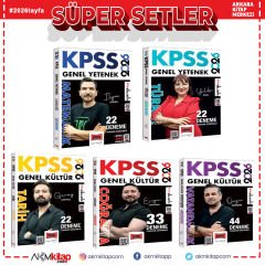 Yargı Yayınları 2026 KPSS Genel Yetenek Genel Kültür Deneme Seti 5 Kitap