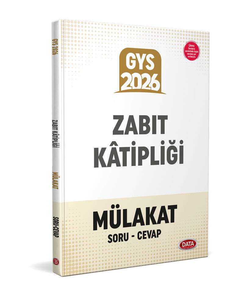 Zabıt Katipliği Mülakat Sınavına Hazırlık Kitabı Data Yayınları