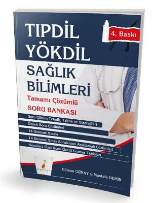 TIPDİL YÖKDİL Sağlık Bilimleri Tamamı Çözümlü Soru Bankası Pelikan Yayınevi