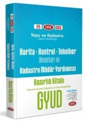 2022 Harita Kontrol Tekniker Unvanları ve Kadastro Müdür Yardımcısı Hazırlık Kitabı Data Yayınları