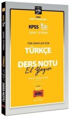 2022 KPSS Lisans Genel Yetenek Tüm Adaylar İçin Son Düzlük 5 Yargıç Serisi Türkçe El Yazısı Ders Notu Yargı Yayınları