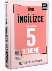 2024 KPSS ÖABT İngilizce 5 Deneme Öğreti Akademi