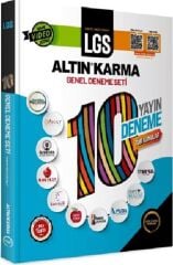 8. Sınıf LGS 10 Farklı Yayın 10 Deneme Tüm Konular Sorular Tamamı Video Çözümlü Altın Karma Yayınları