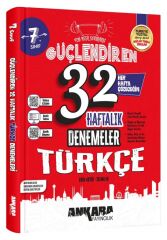 7. Sınıf Türkçe Güçlendiren 32 Haftalık Kazanım Denemeleri Ankara Yayıncılık