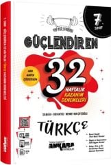 7. Sınıf Türkçe Güçlendiren 32 Haftalık Kazanım Denemeleri Ankara Yayıncılık