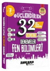 7. Sınıf Fen Bilimleri Güçlendiren 32 Haftalık Kazanım Denemeleri Ankara Yayıncılık