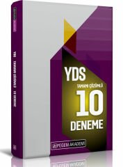 YDS Tamamı Çözümlü 10 Deneme Pegem Yayınları