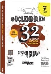 7. Sınıf Sosyal Bilgiler Güçlendiren 32 Haftalık Kazanım Denemeleri Ankara Yayıncılık